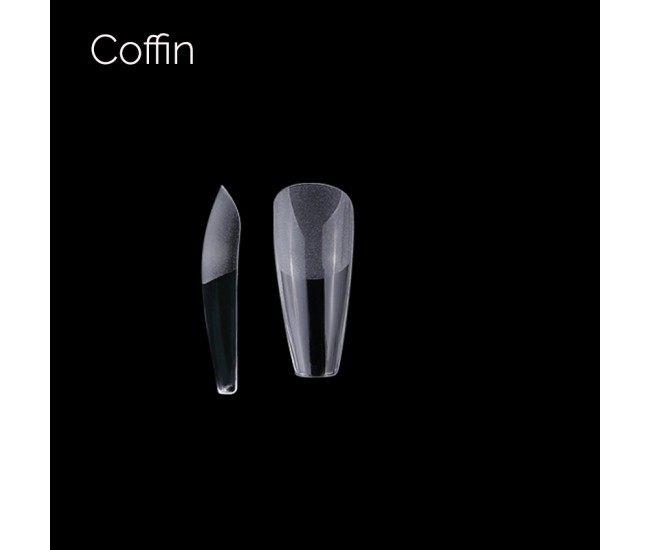 Soft Gel Tips 10 - Coffin 120pcs